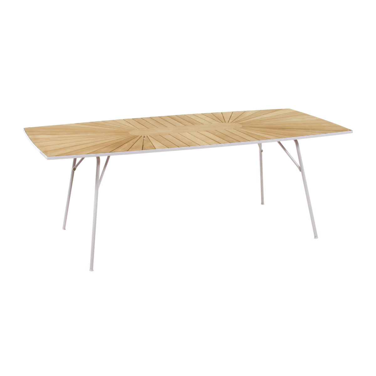 Aflangt marguerit bord