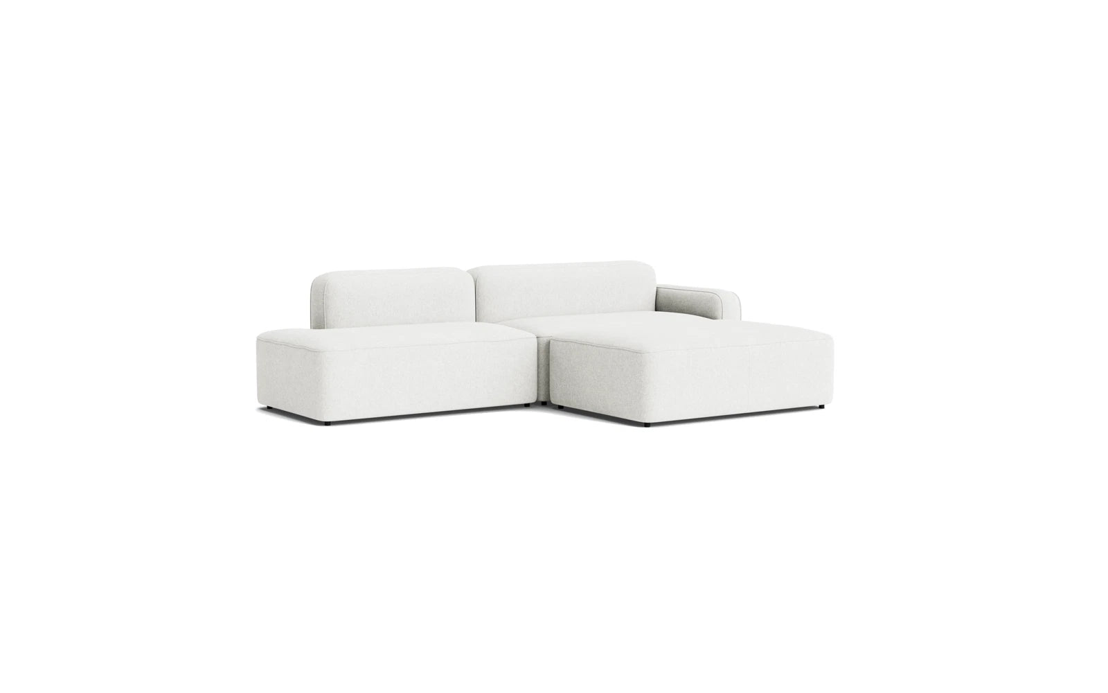Grå sofa i chaiselong