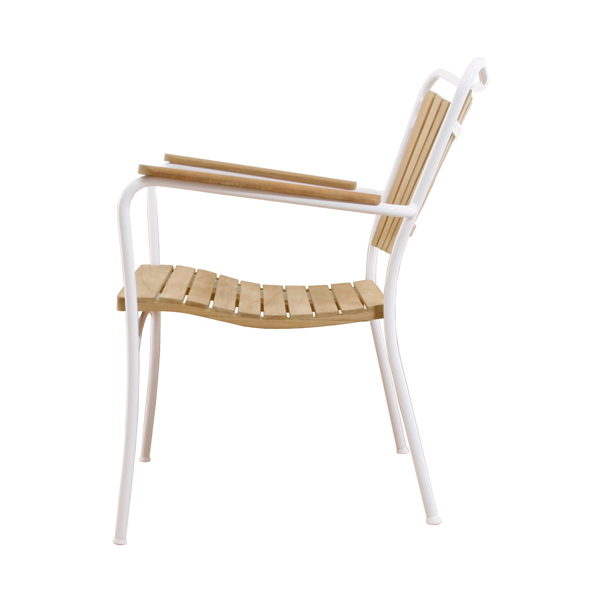 Loungestol set fra siden af