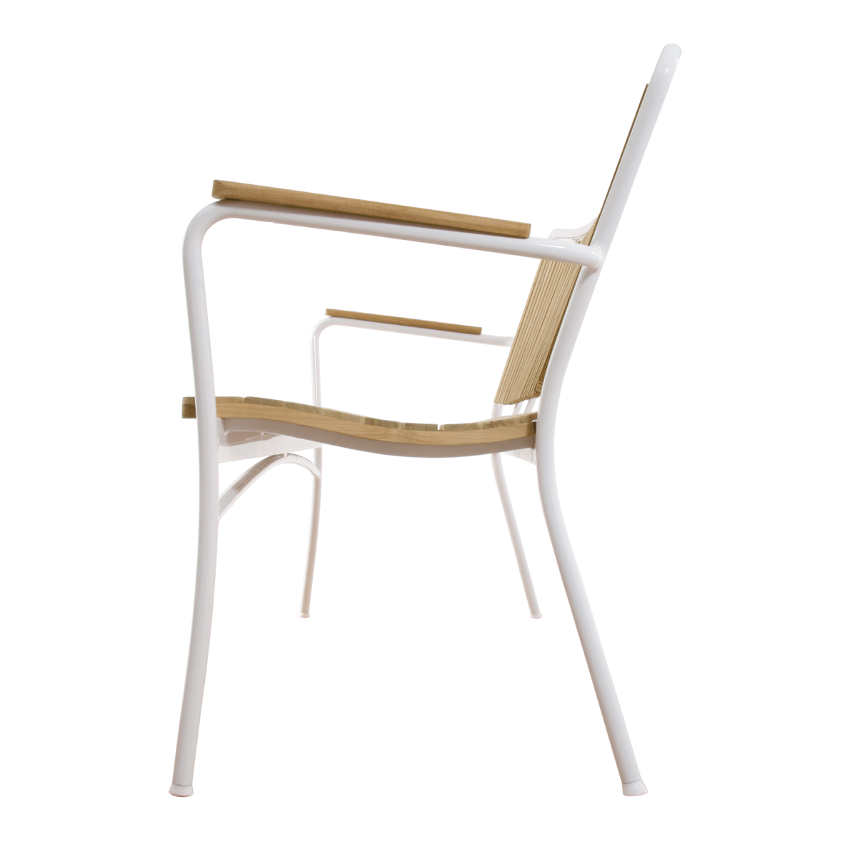 Marguerit bænk set fra siden