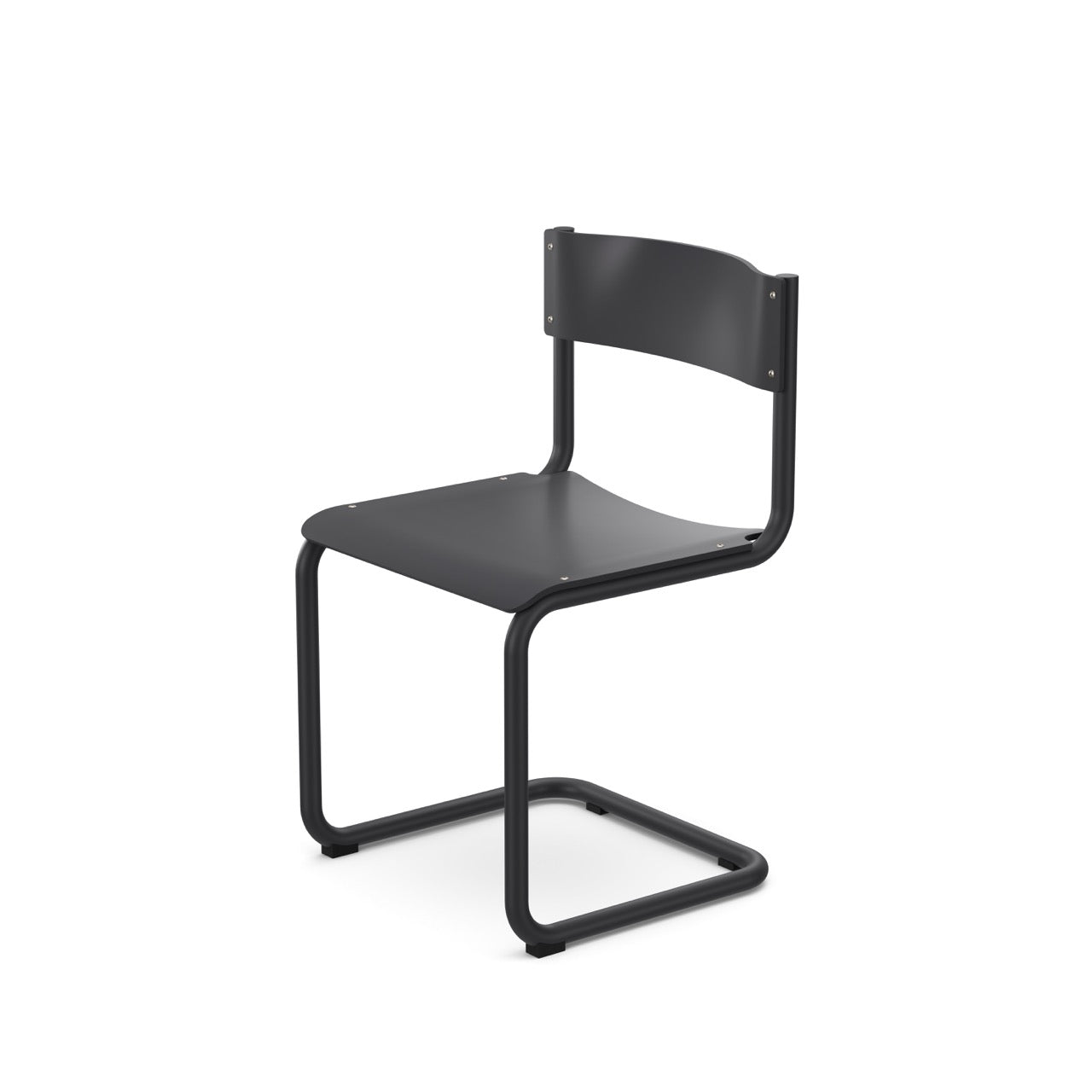 Frisvinger stol i sort uden armlæn