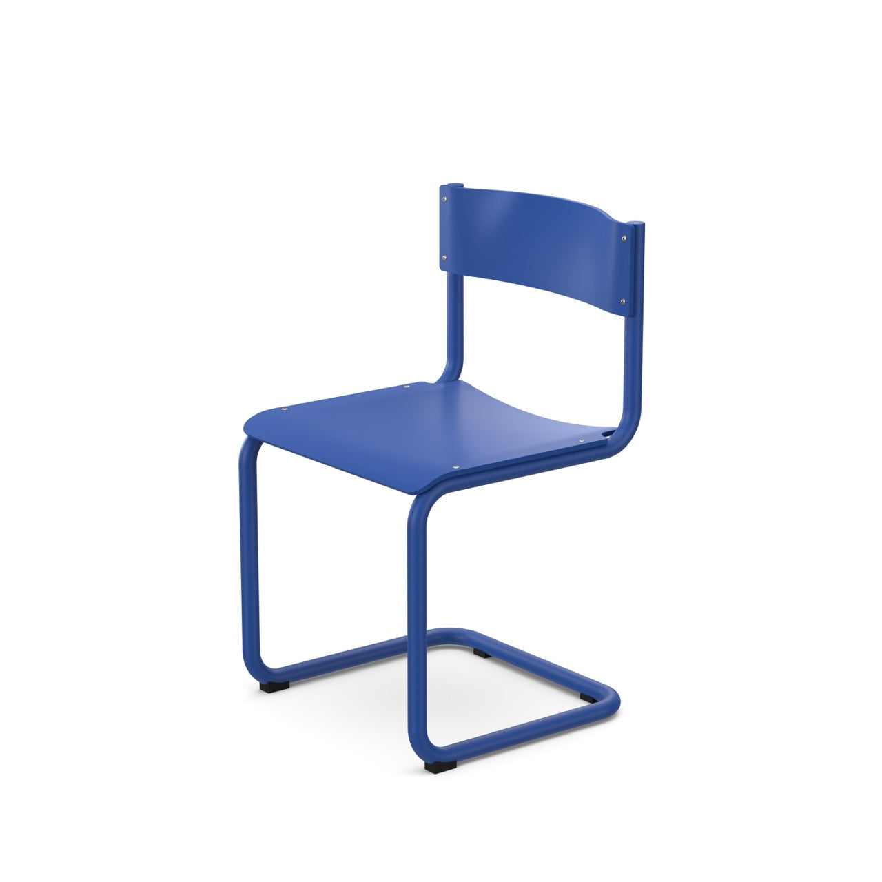 Frisvinger stol i koboltblå uden armlæn