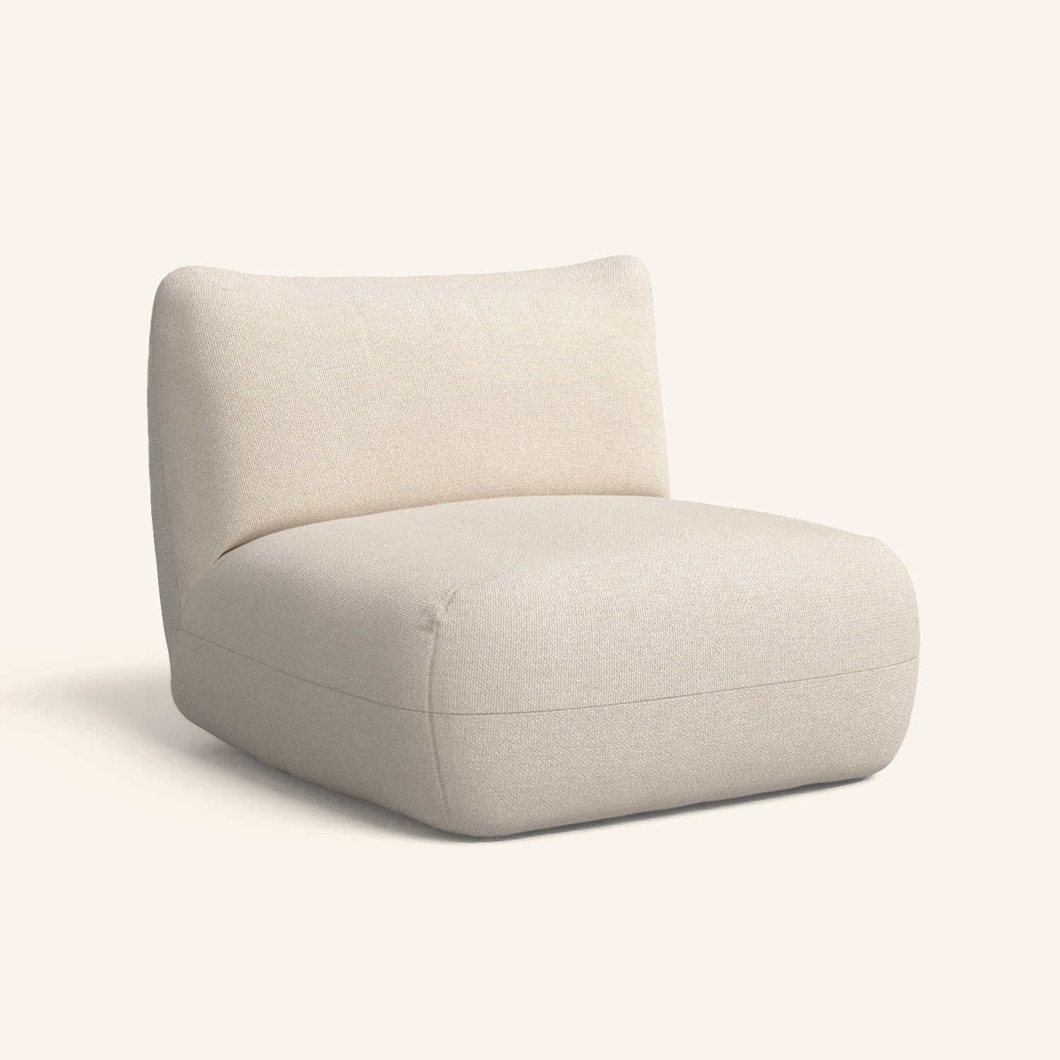 Arnau loungestol i beige