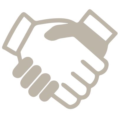 Logo med 2 hænder der giver hånd