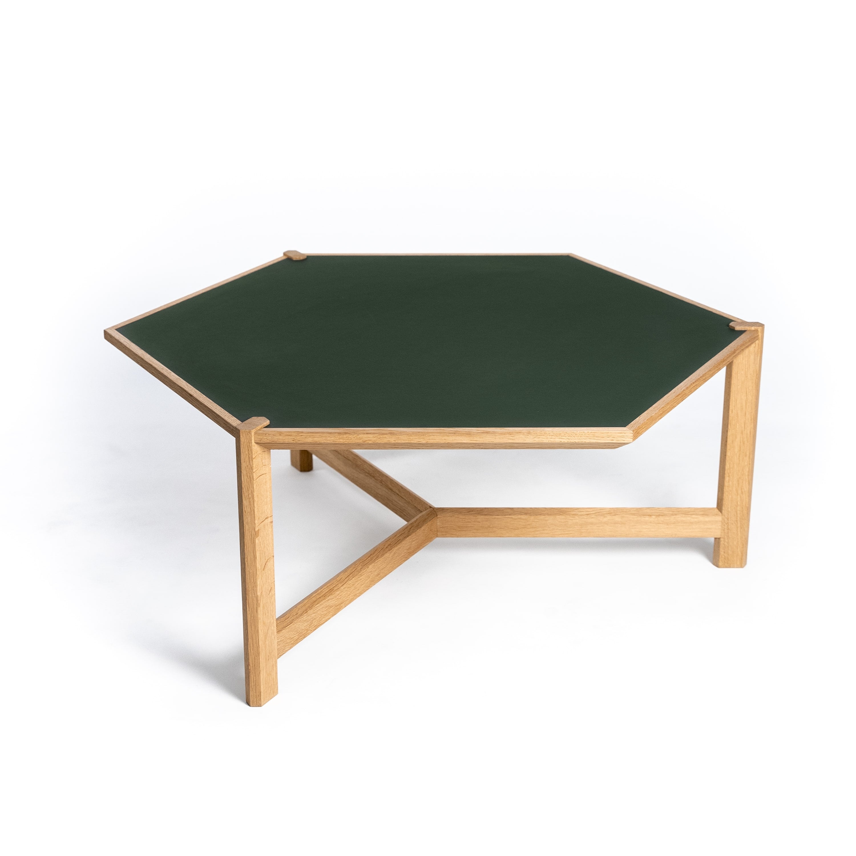 Sofabord i hexagon form