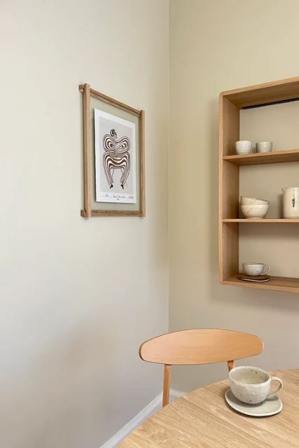 Kunstramme på væggen