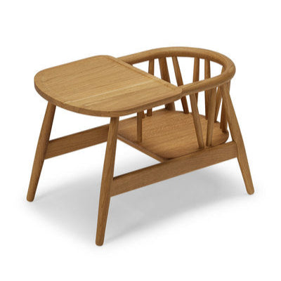 Børnestol med bord i egetræ
