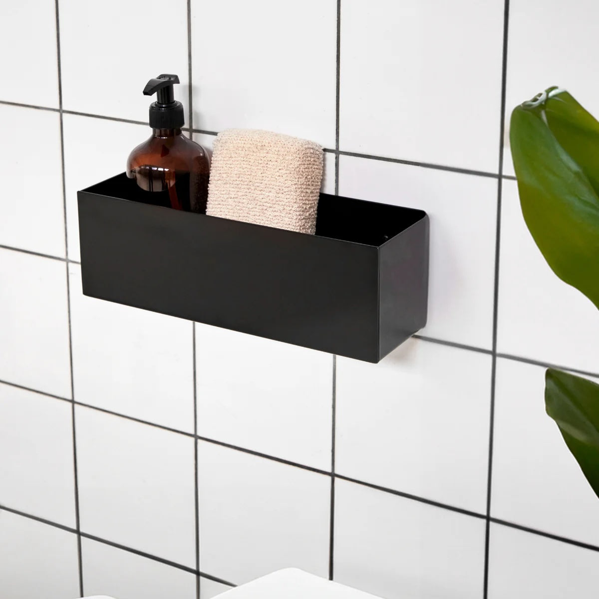 Shampoo hylde i sort