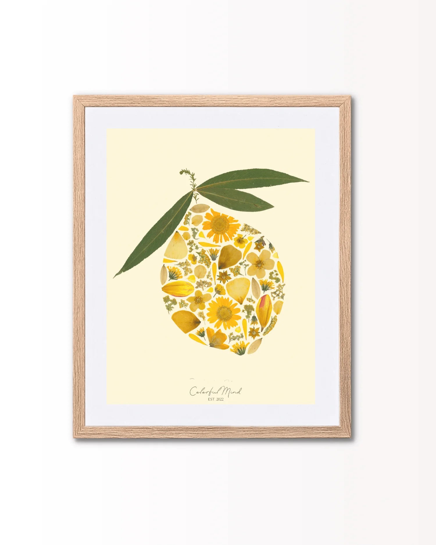 Kunsttryk med citron