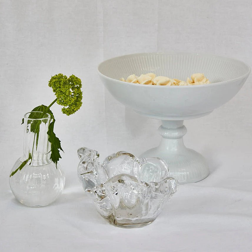 Glasskål og porcelænskål