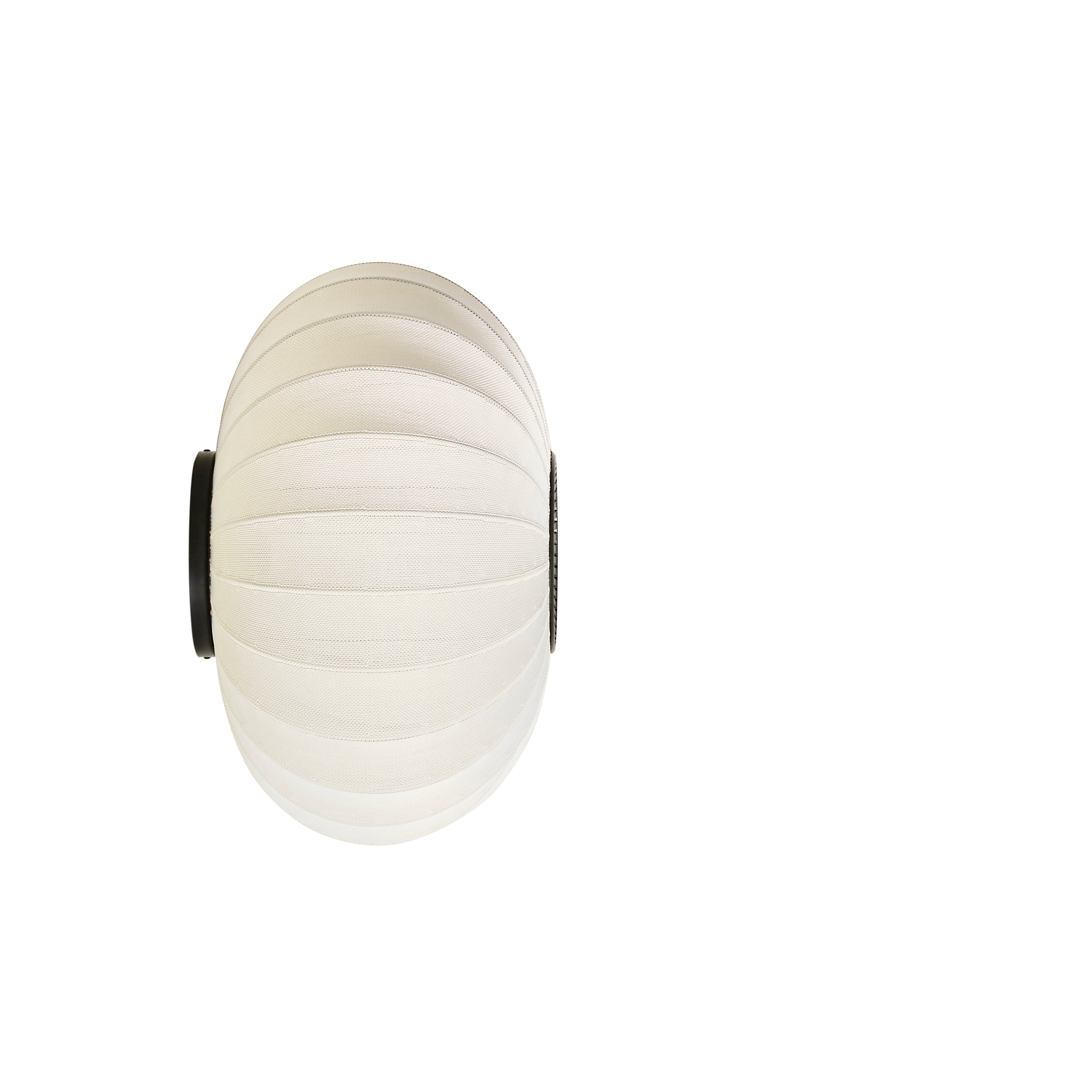 Lampe fra siden af i hvid