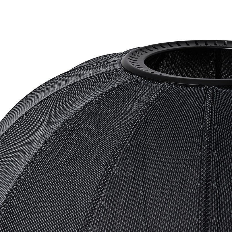 Lampe i sort nærbillede