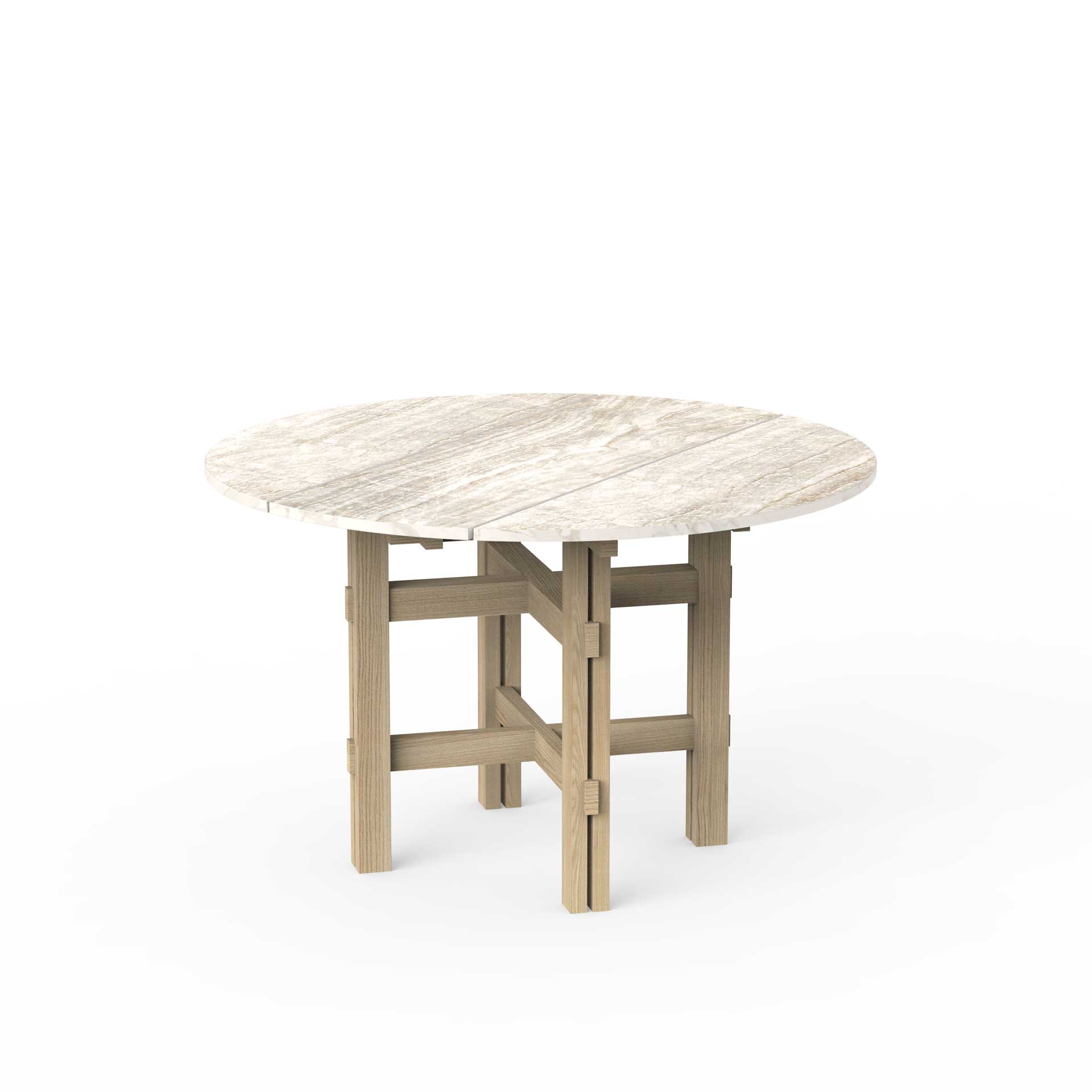 spisebord med marmorplade