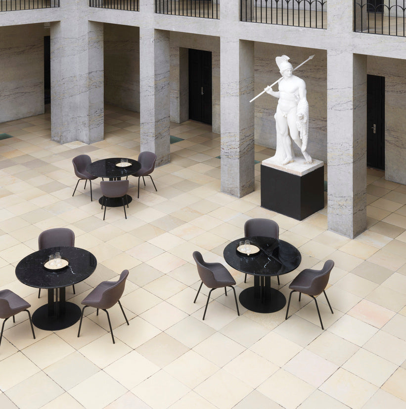Scala Table Black Marble Ø110 - Normann Copenhagen
