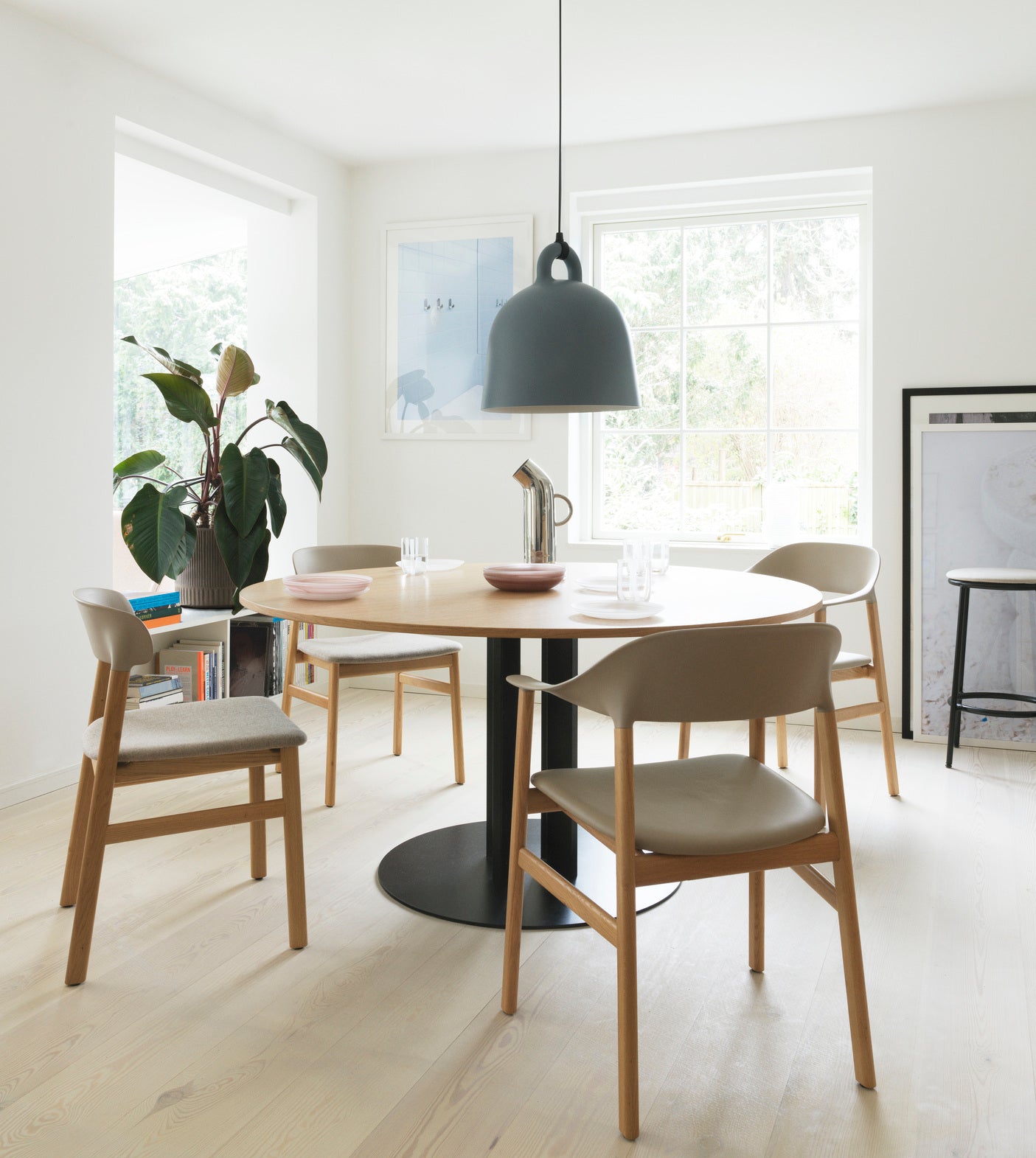 Scala Table White Marble Ø130 - Normann Copenhagen