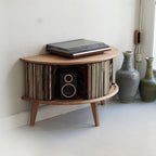 Møbel til plader + pladespiller