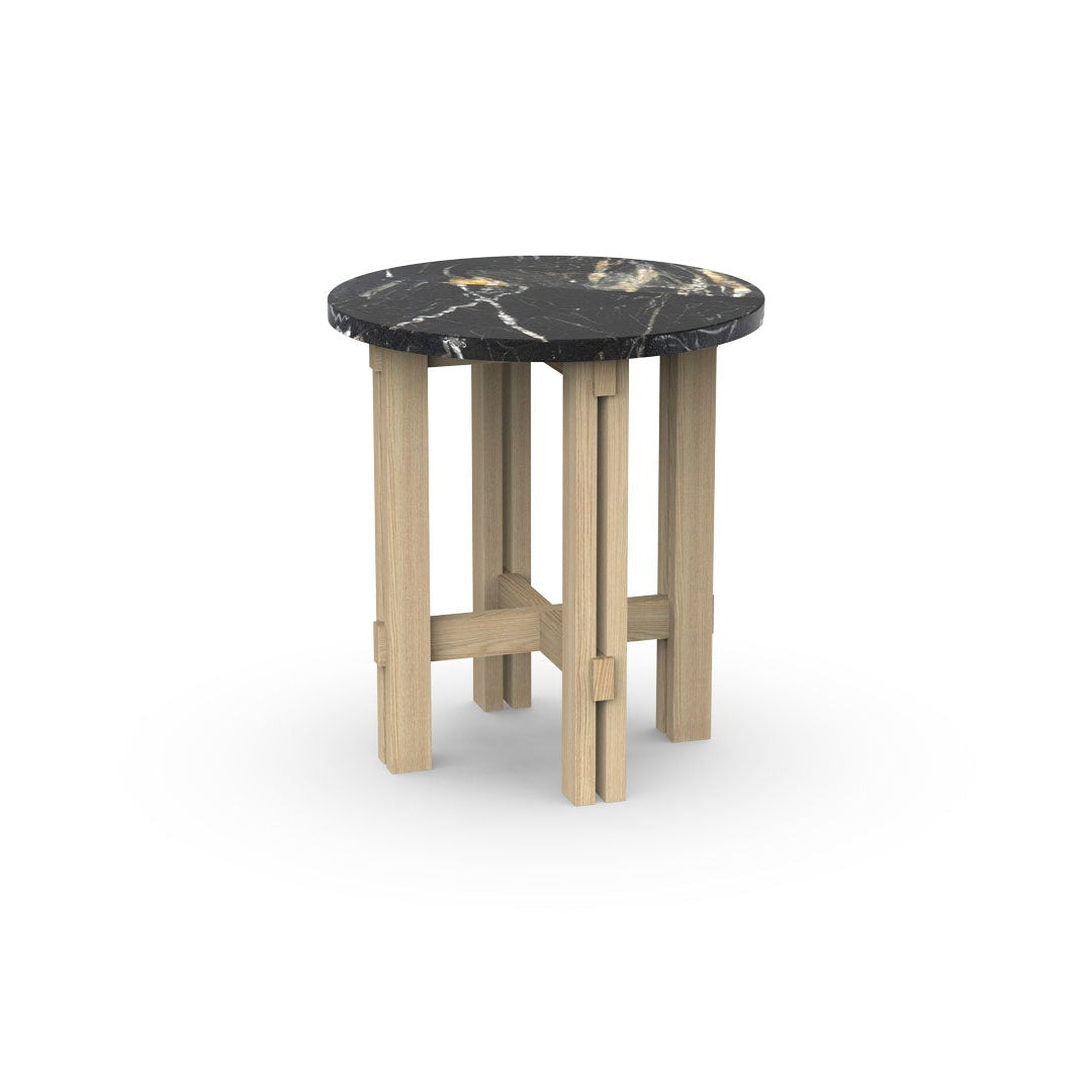 Sidebord med marmorplade 