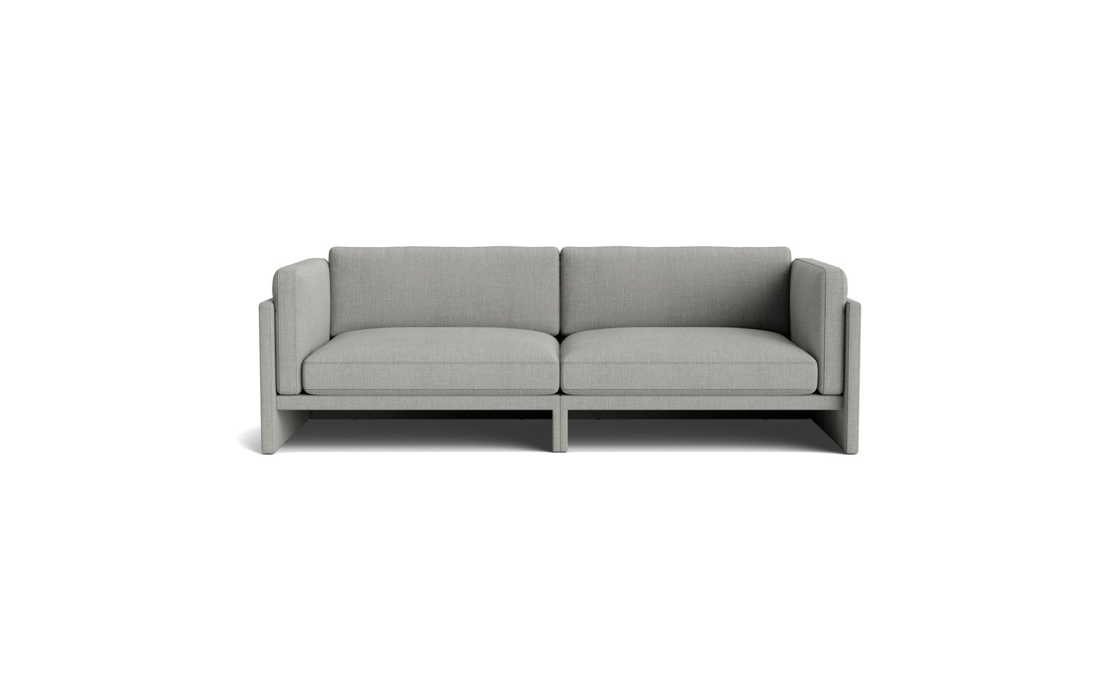 En 3 personers sofa i grå