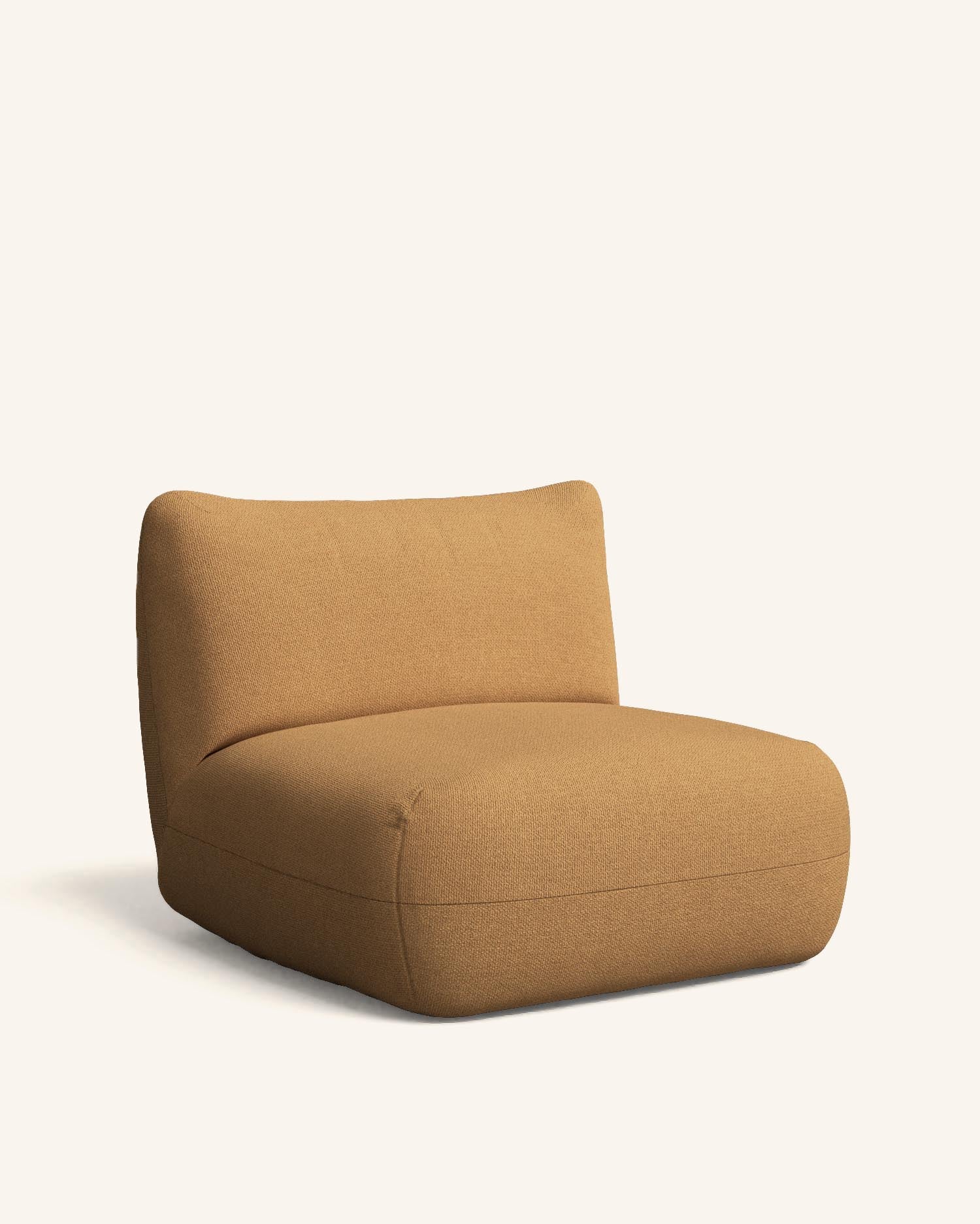 Arnau loungestol i sennepsgul