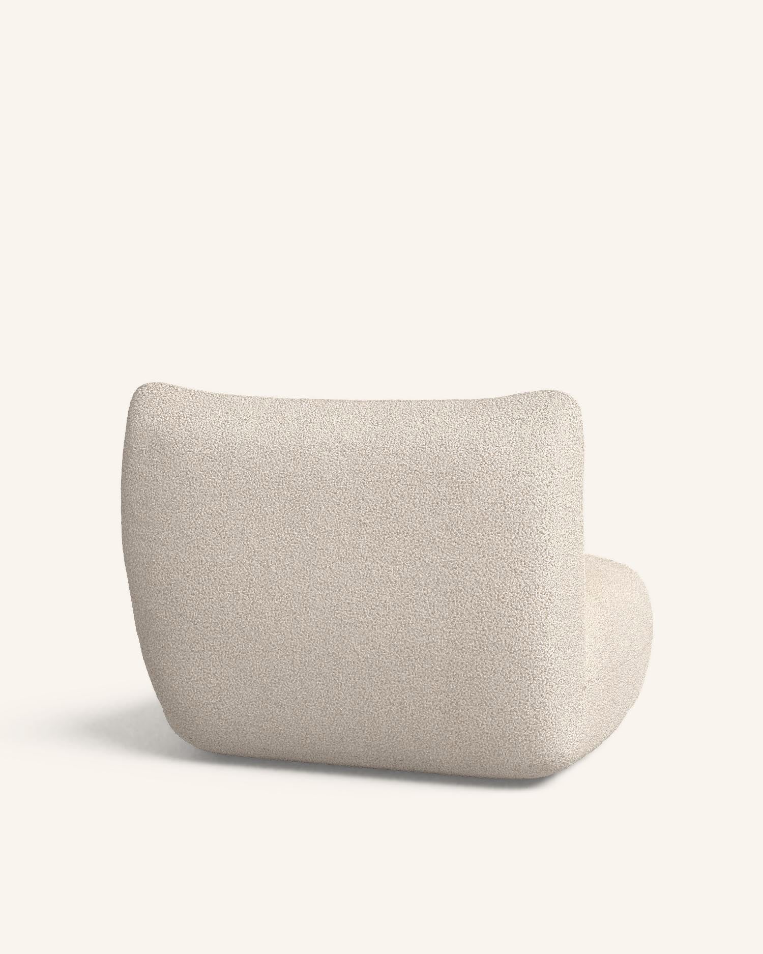 Arnau loungestol set bagfra i olivengrøn