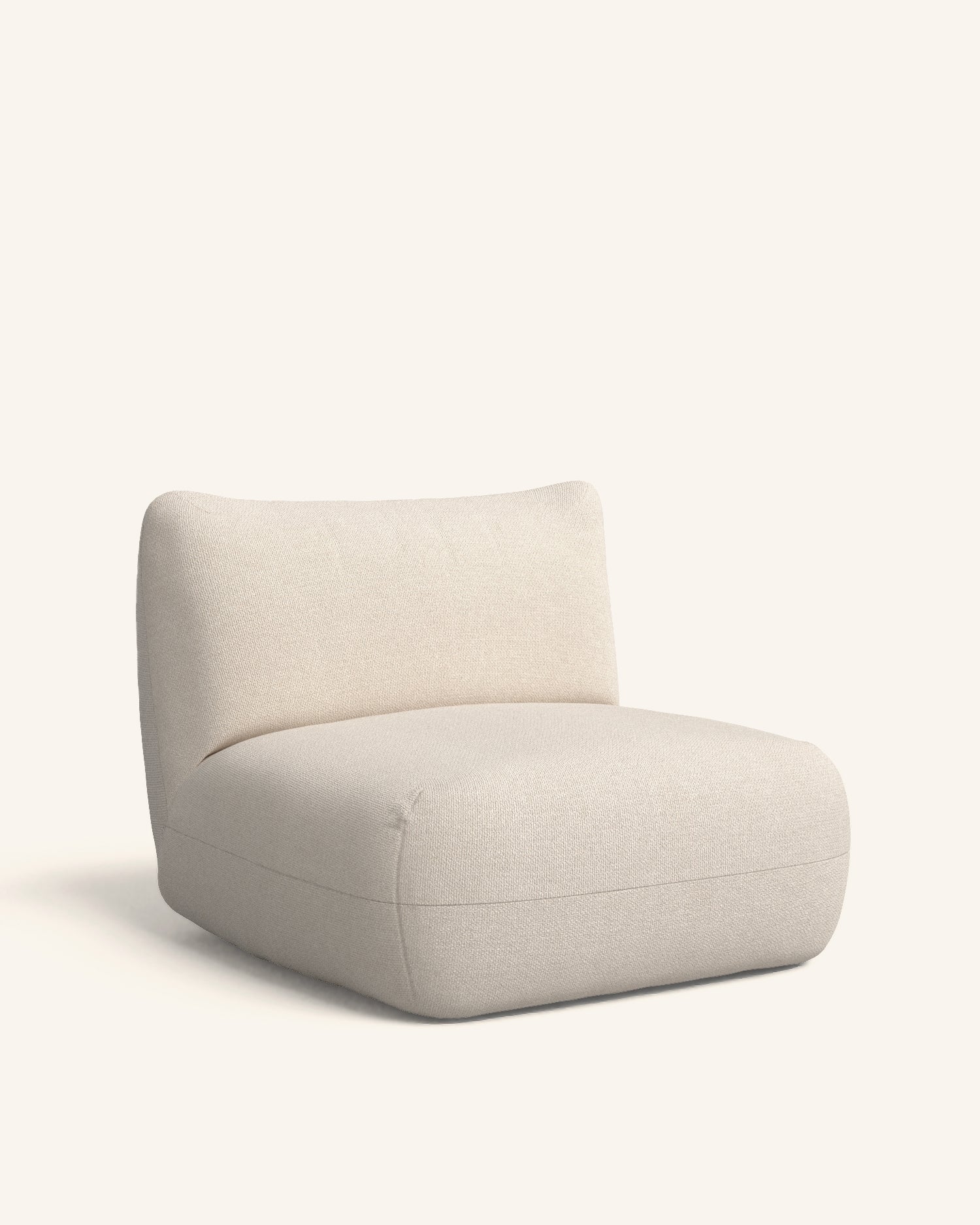 Arnau loungestol i beige