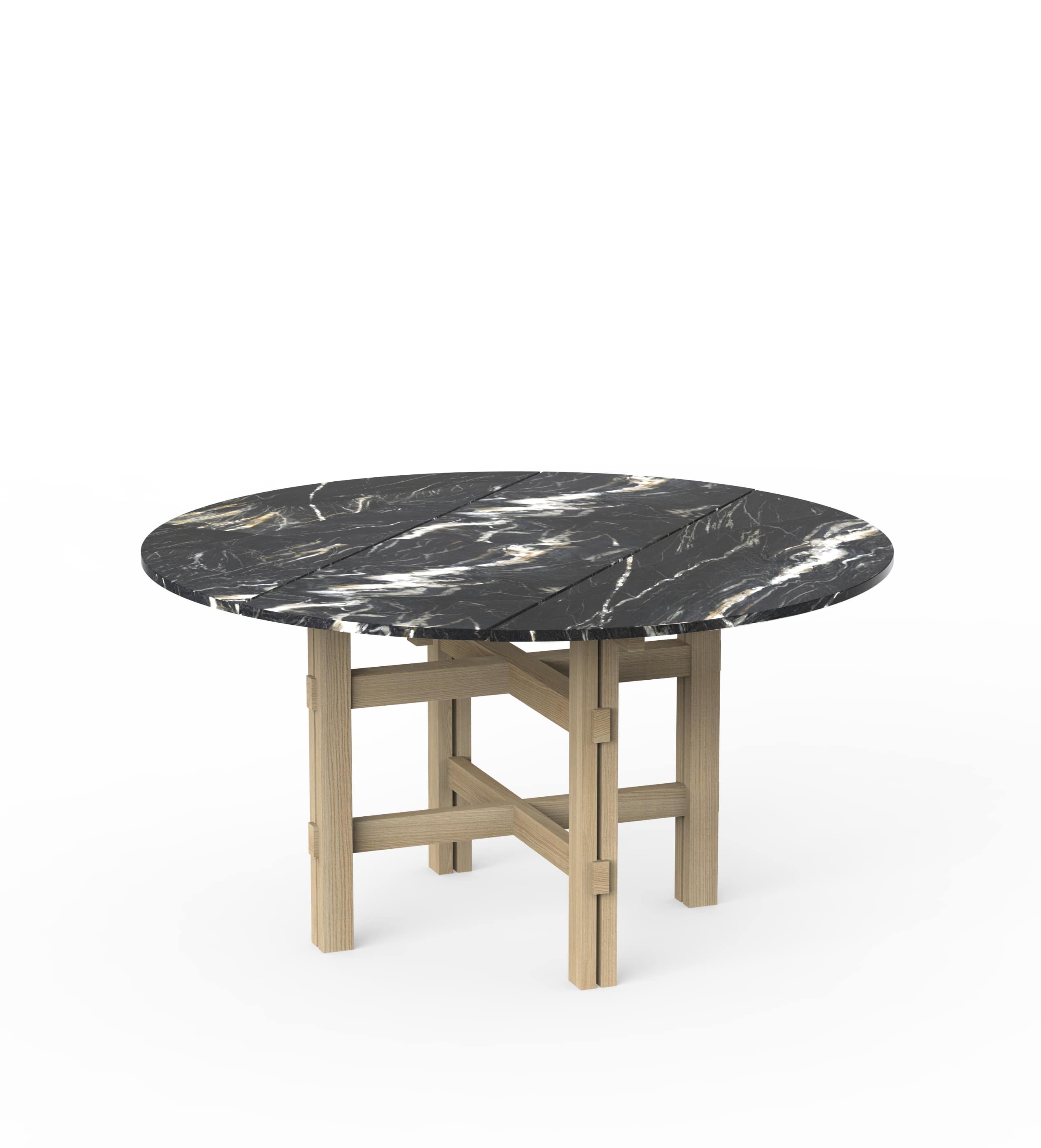 Spisebord med marmorplade