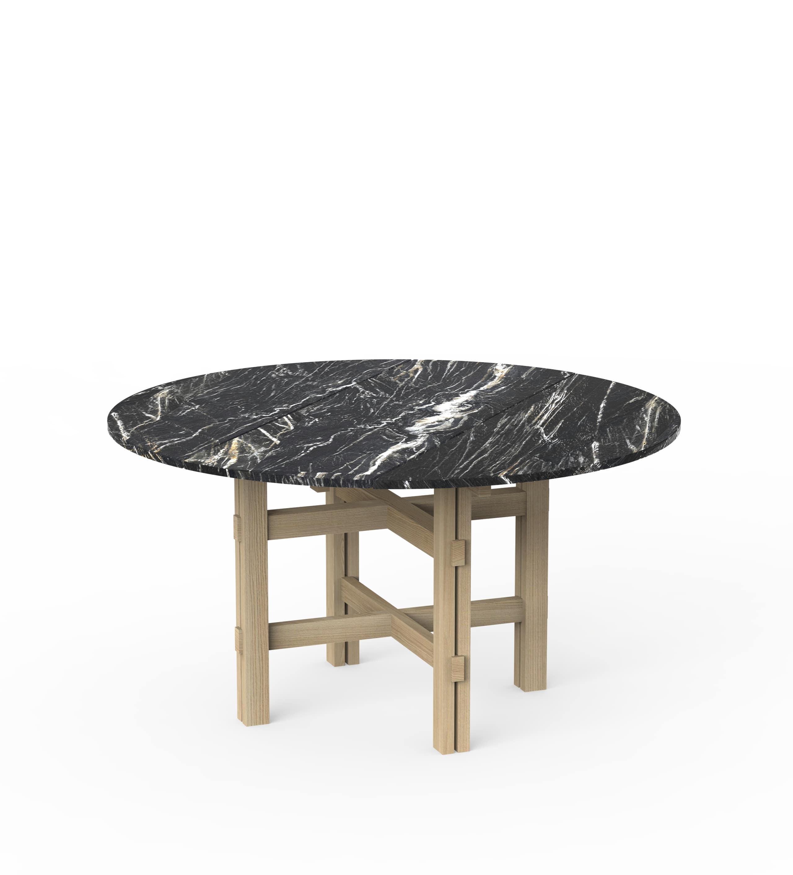 Rundt spisebord i natursten Ø159 - Don't Waste Tomorrow