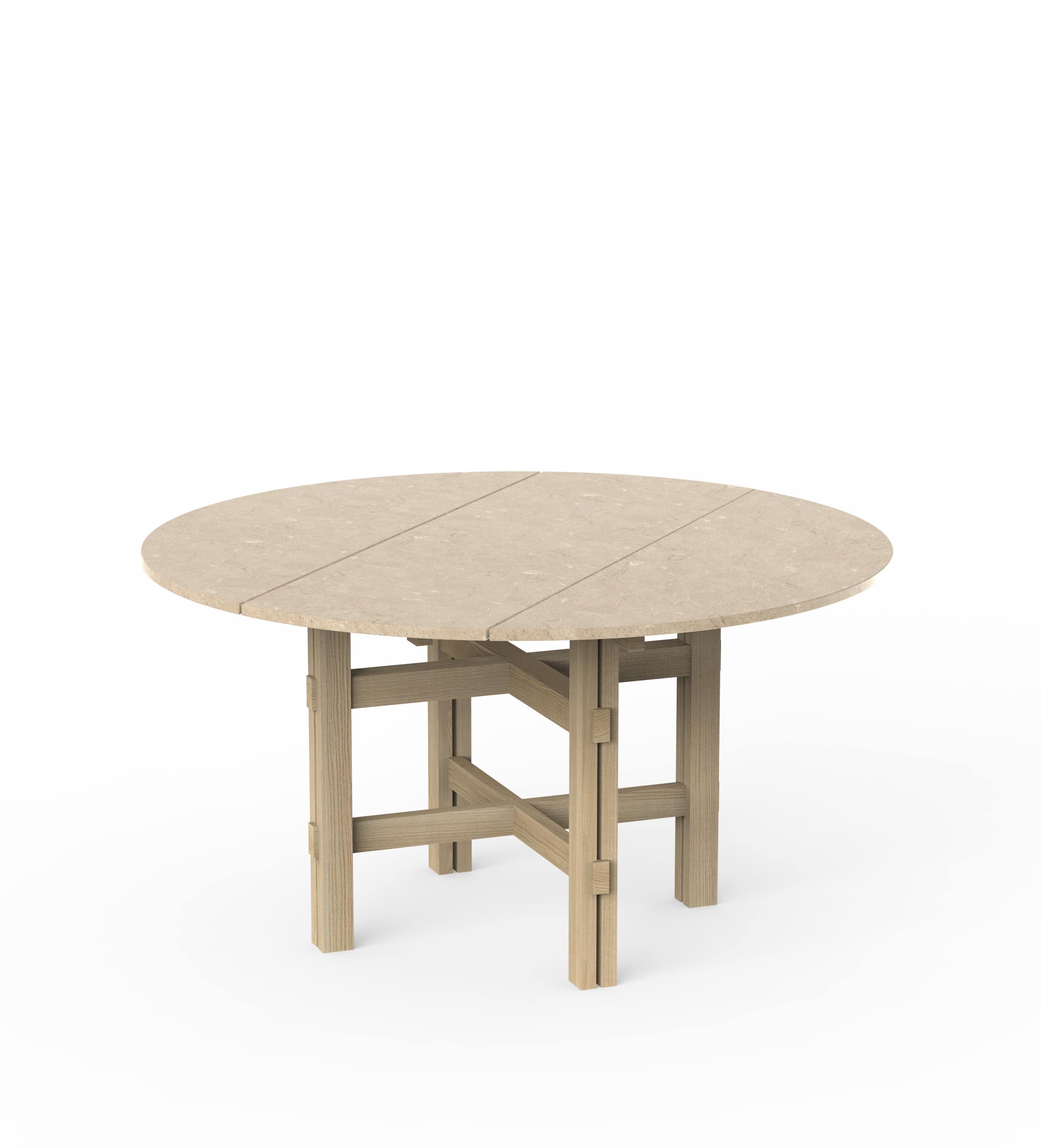 Spisebord med marmorplade