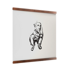 Plade holder i valnød