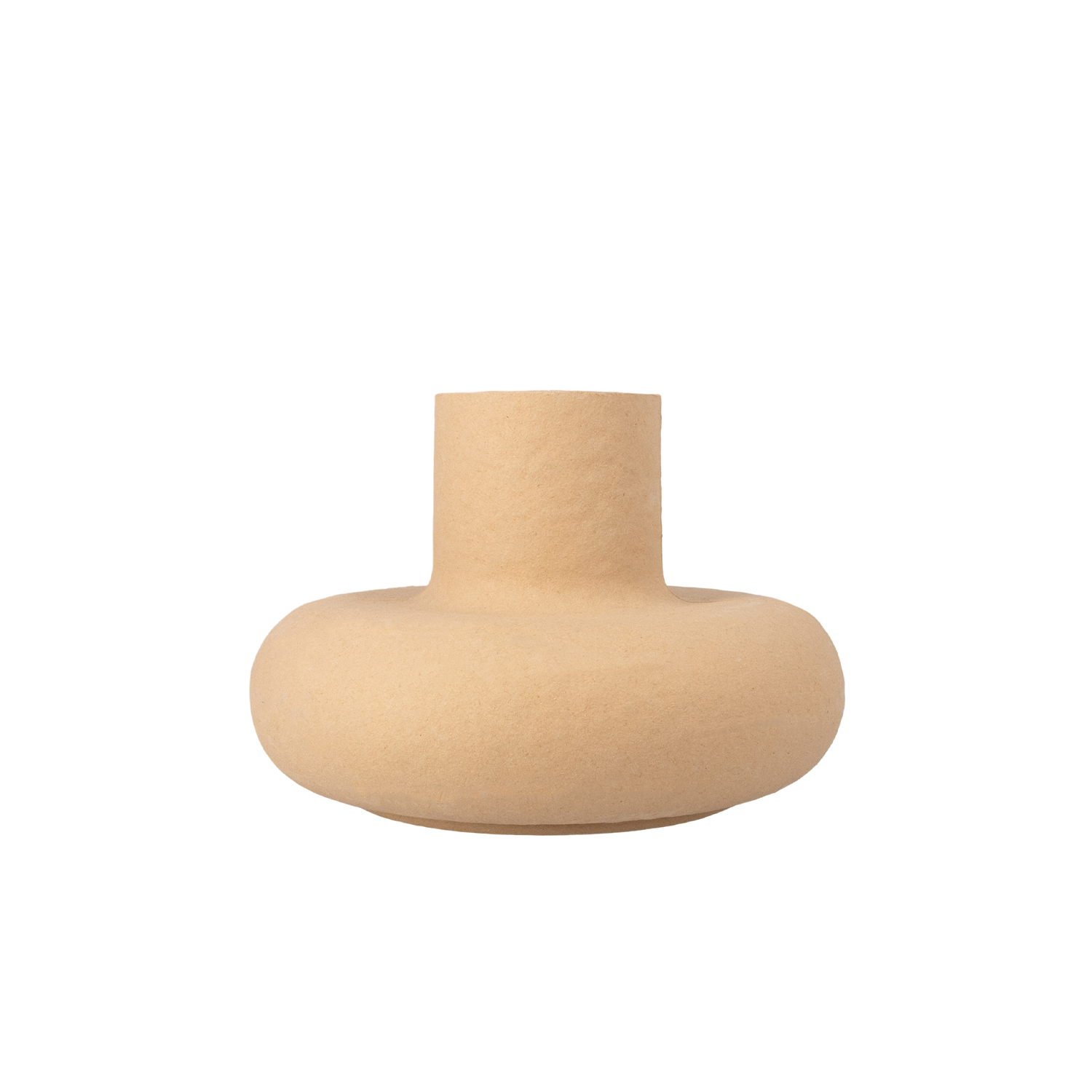 Lav vase i beige