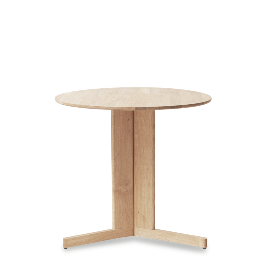 Trefoil rundt bord i træ Ø75 - Form & Refine