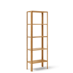 Træreol med 4 hylder 