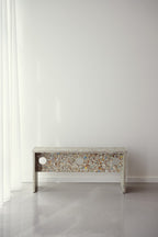 Bænk i genanverndt plast 