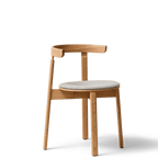 Spisebordsstol med polstret sæde 