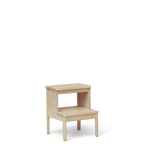 Skammel med 2 trin i lys eg