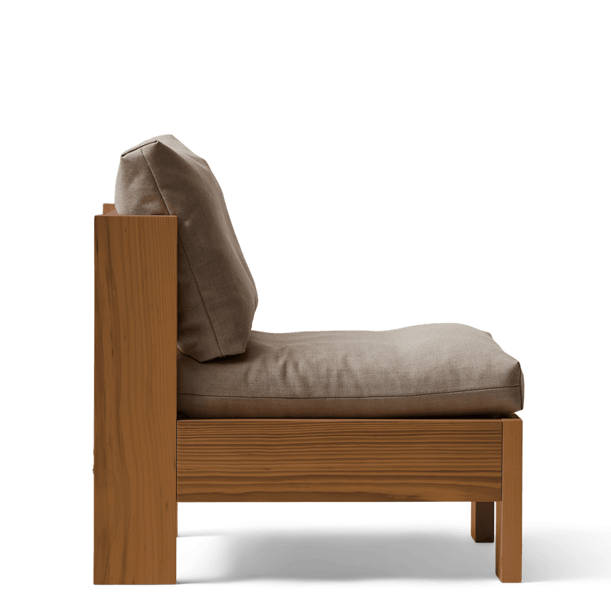 Icon loungestol i fyrretræ technicolour - Form & Refine