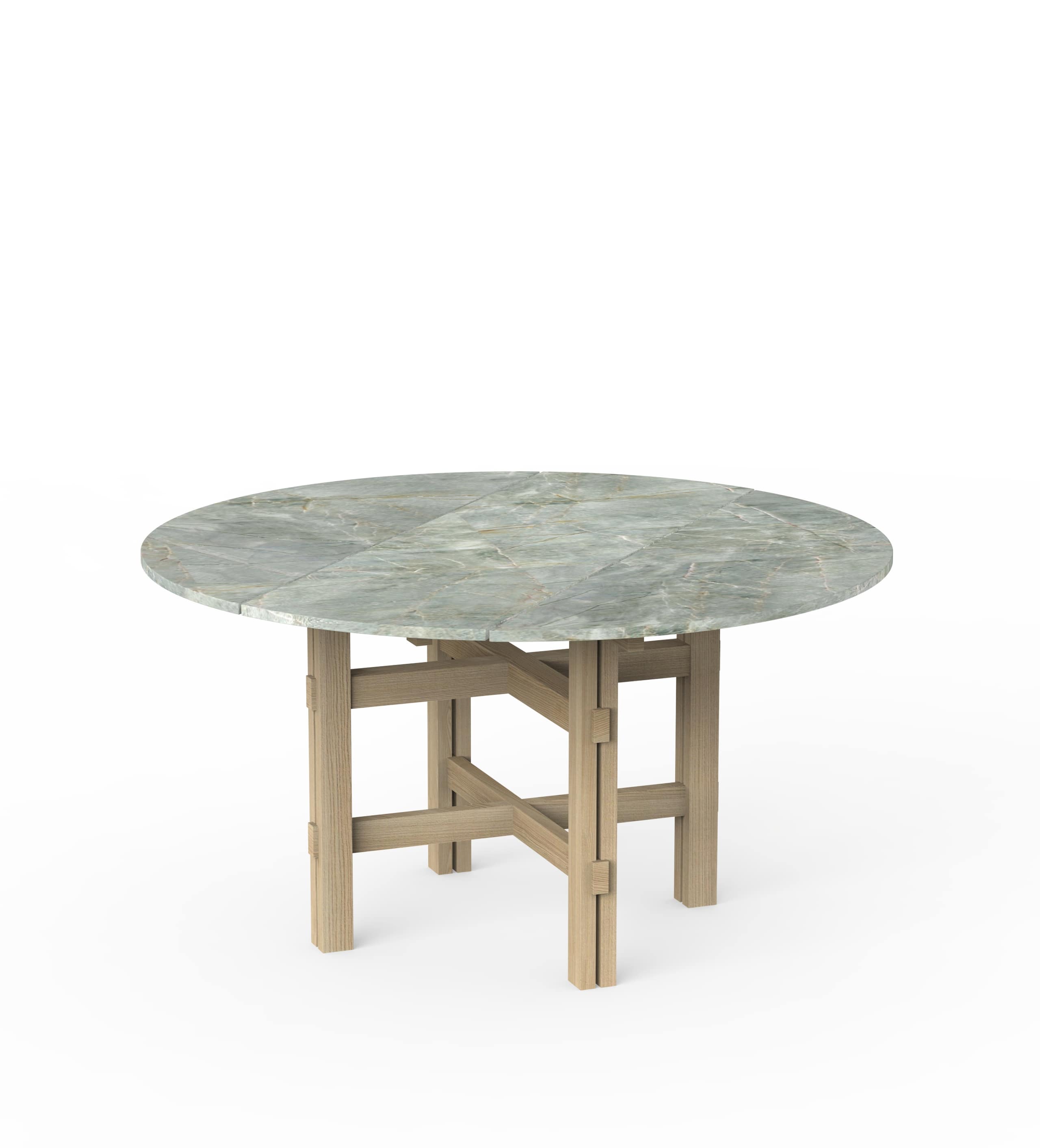 Rundt spisebord i natursten Ø159 - Don't Waste Tomorrow