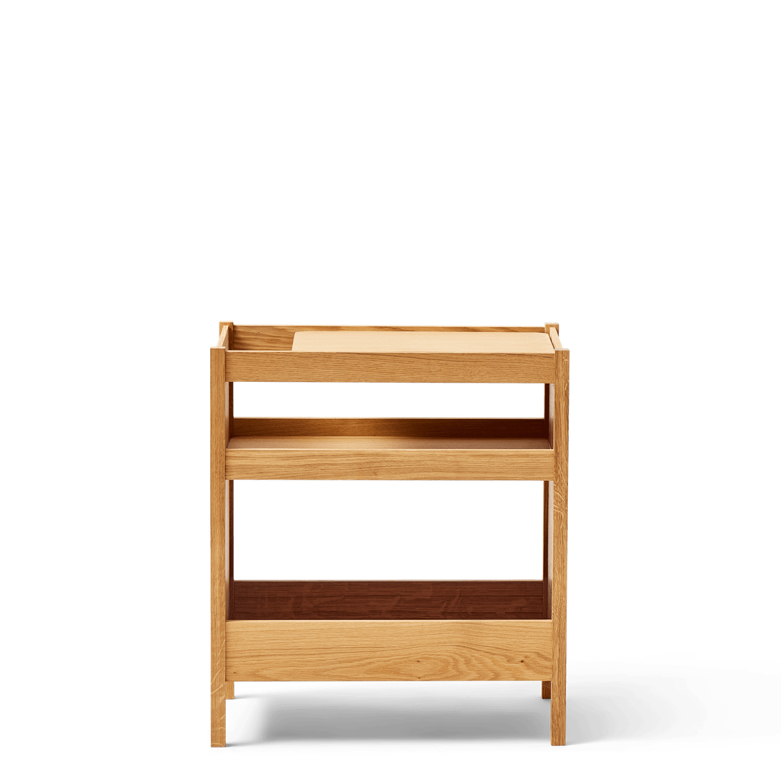 Journal opbevaringsbord i egetræ - Form & Refine