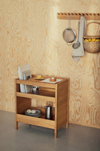 Journal opbevaringsbord i egetræ - Form & Refine