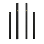 Konsolophæng til tv i sort