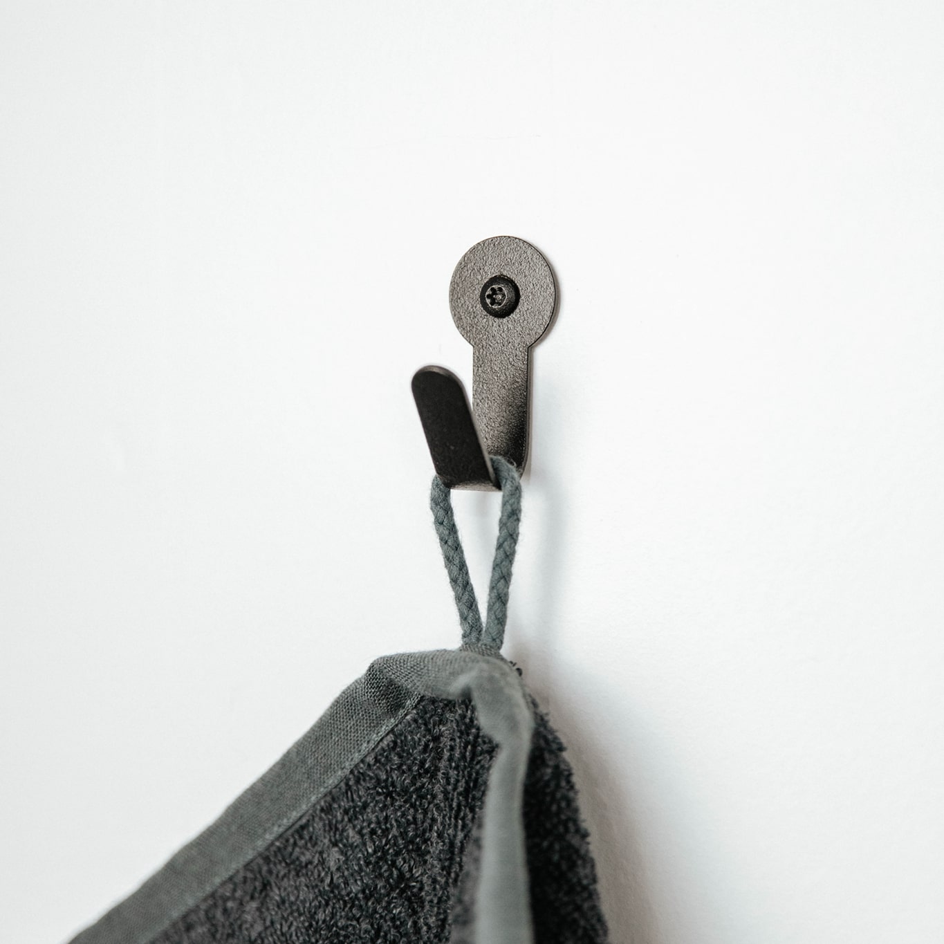 Krog enkeltstyk med viskestykke på