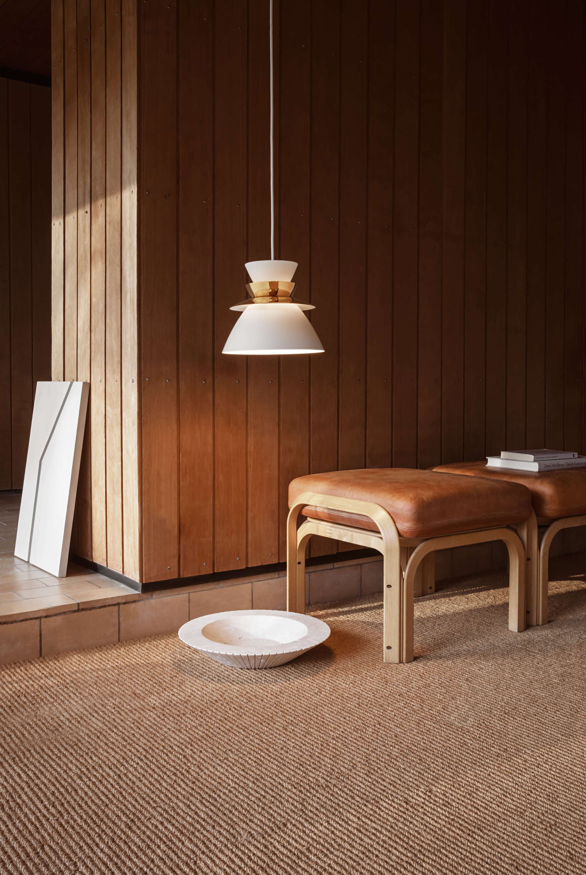 Sundowner lampe i messing - Lyfa (Udstillingsmodel)