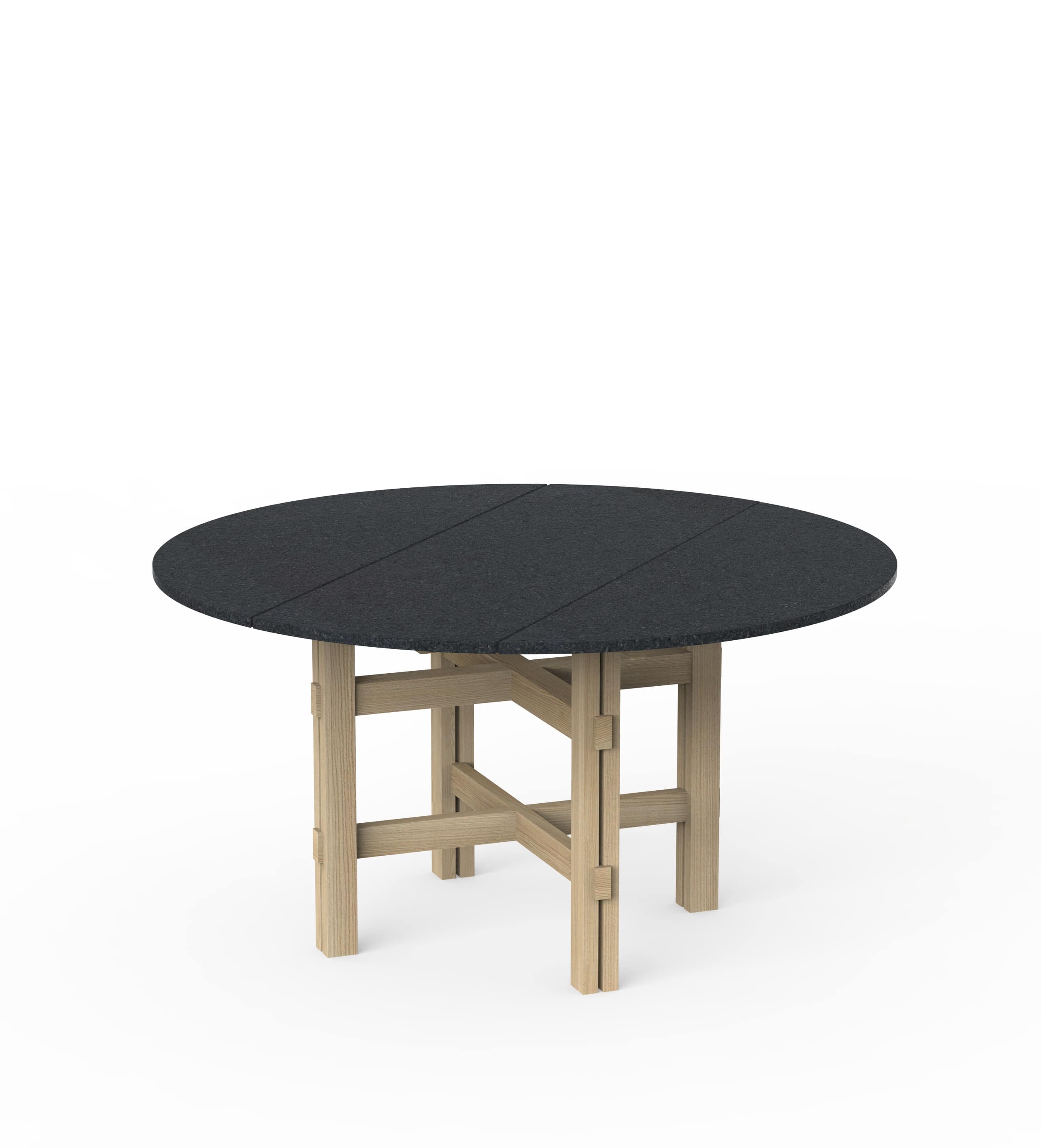 Rundt spisebord i natursten Ø159 - Don't Waste Tomorrow