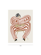 Donna di Teatro - Kunsttryk i rød