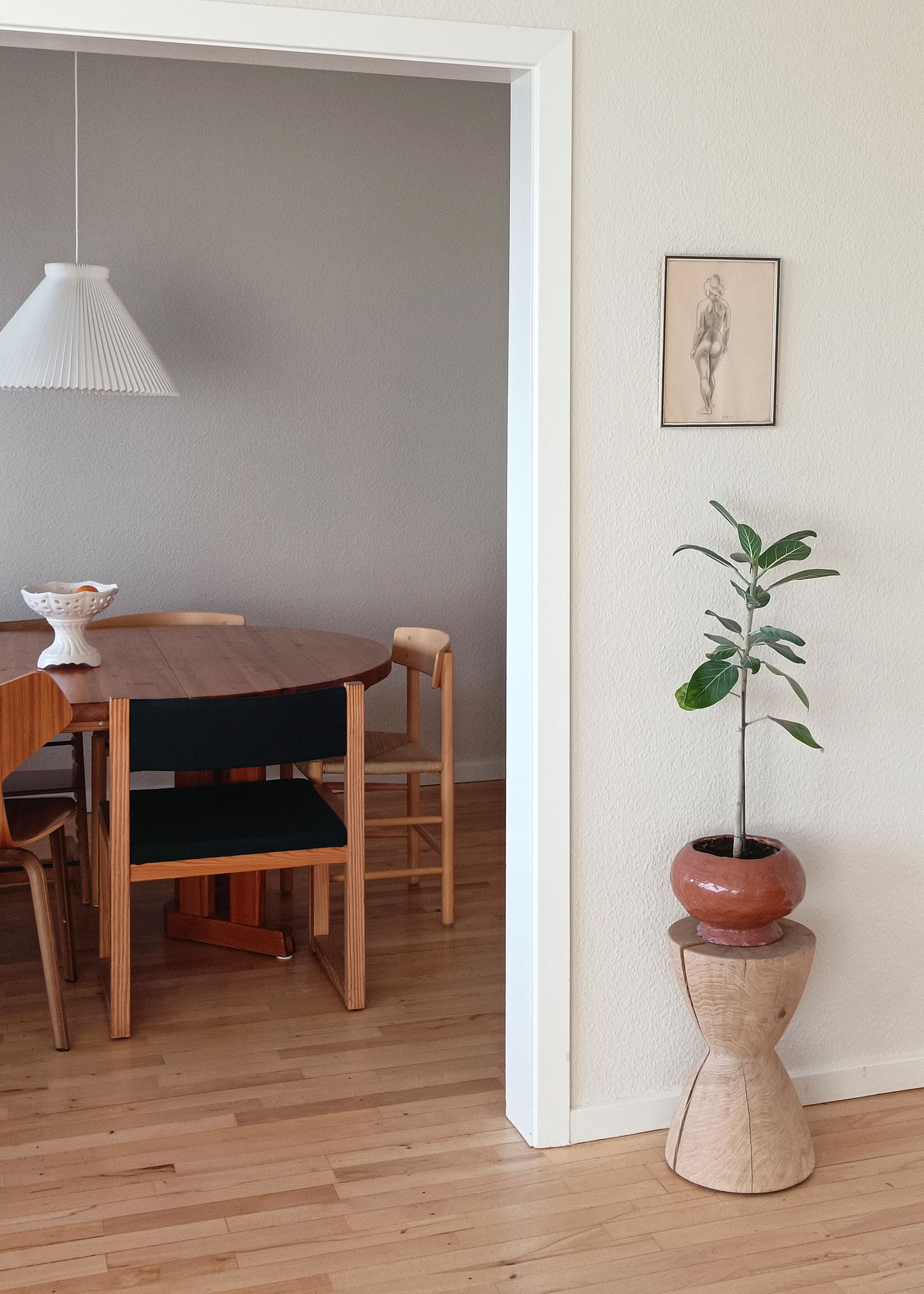 Planteopsats i egetræ - Gry af Katholm