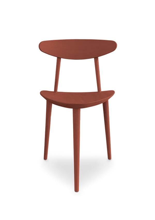 J107 Terracotta - Stol designet af Poul M. Volther