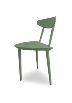 Grøn stol med tre ben