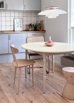 J107 spisebordsstol i natur farve