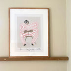 Kunsttryk af naturmaterialer