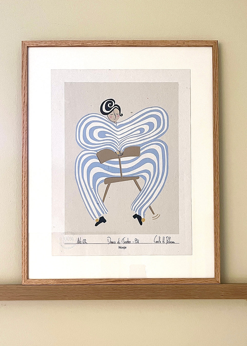 Unikt kunsttryk med dansk designer